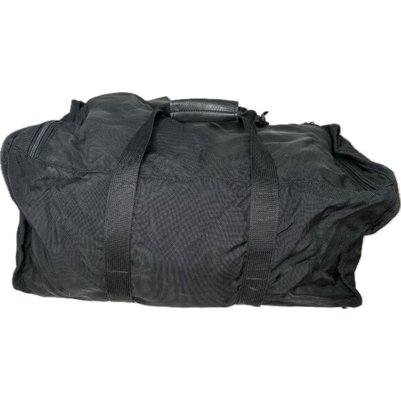 Vintage Tumi Ballistic Nylon Duffel Overnight Travel Bag Leather 26x12 USA - Picture 3 of 11